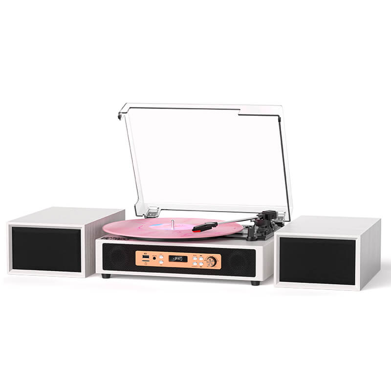 TE-2033B - Vinyl Record Player with Bluetooth, HiFi Speakers