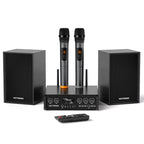 Amplificador Bluetooth Hi-Fi Victress AH001 de 450 W con micrófonos inalámbricos