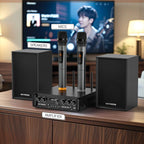 Victress AH001 450W Hi-Fi Bluetooth Amplifier with Wireless Microphones