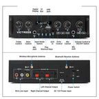 Victress AH001 450W Hi-Fi Bluetooth Amplifier with Wireless Microphones