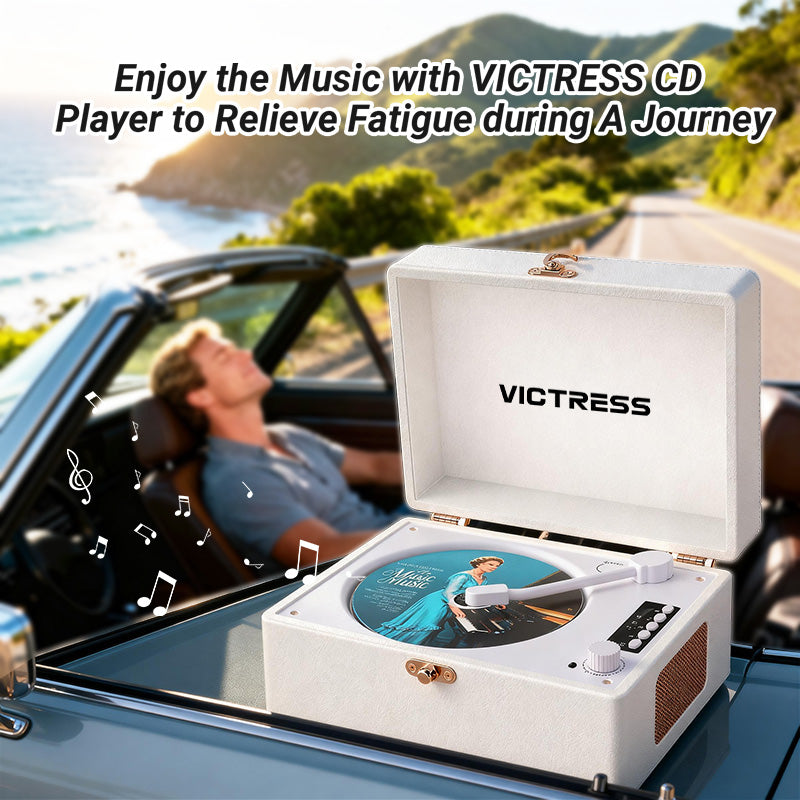 CD-001 Rechargeable Bluetooth CD Player with Remote