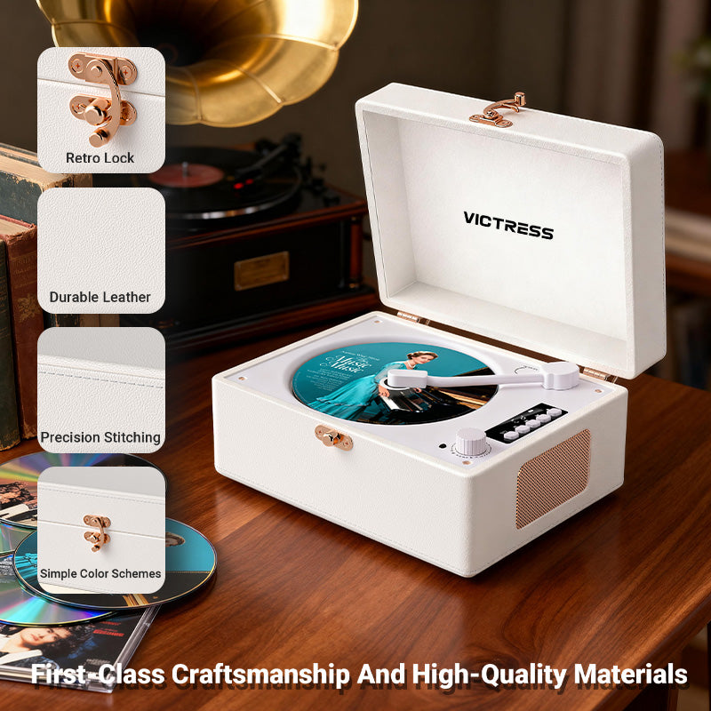 CD-001 Rechargeable Bluetooth CD Player with Remote