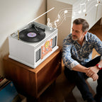 TE-007R All-in-One Record Player with Cassette Deck and USB Recording