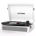 TE-108D Retro Portable Turntable and Stereo Speaker System