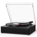 Tocadiscos de tamaño completo TE-3008 con contrapeso ajustable y salida Bluetooth.